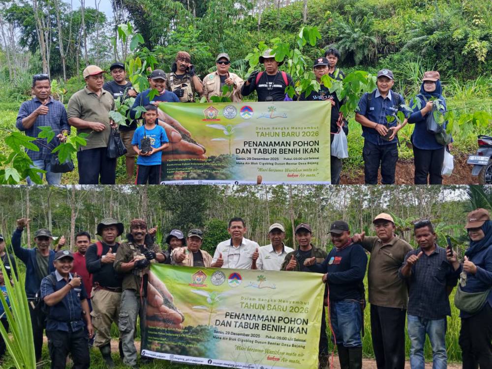 Tanam 1000 Pohon Picung, Yayasan Dangiang Galuh Pajajaran, KPI, Wali Leuweung dan FK3I Gaungkan Semangat Menjaga Lingkungan